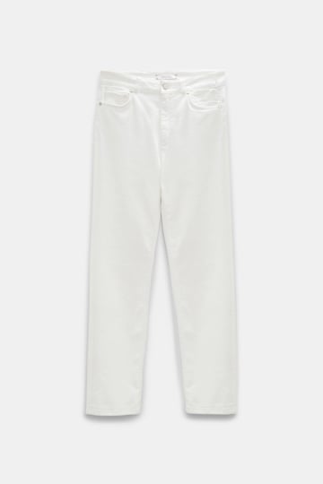 Dorothee Schumacher WEISSE CROPPED JEANS camellia white