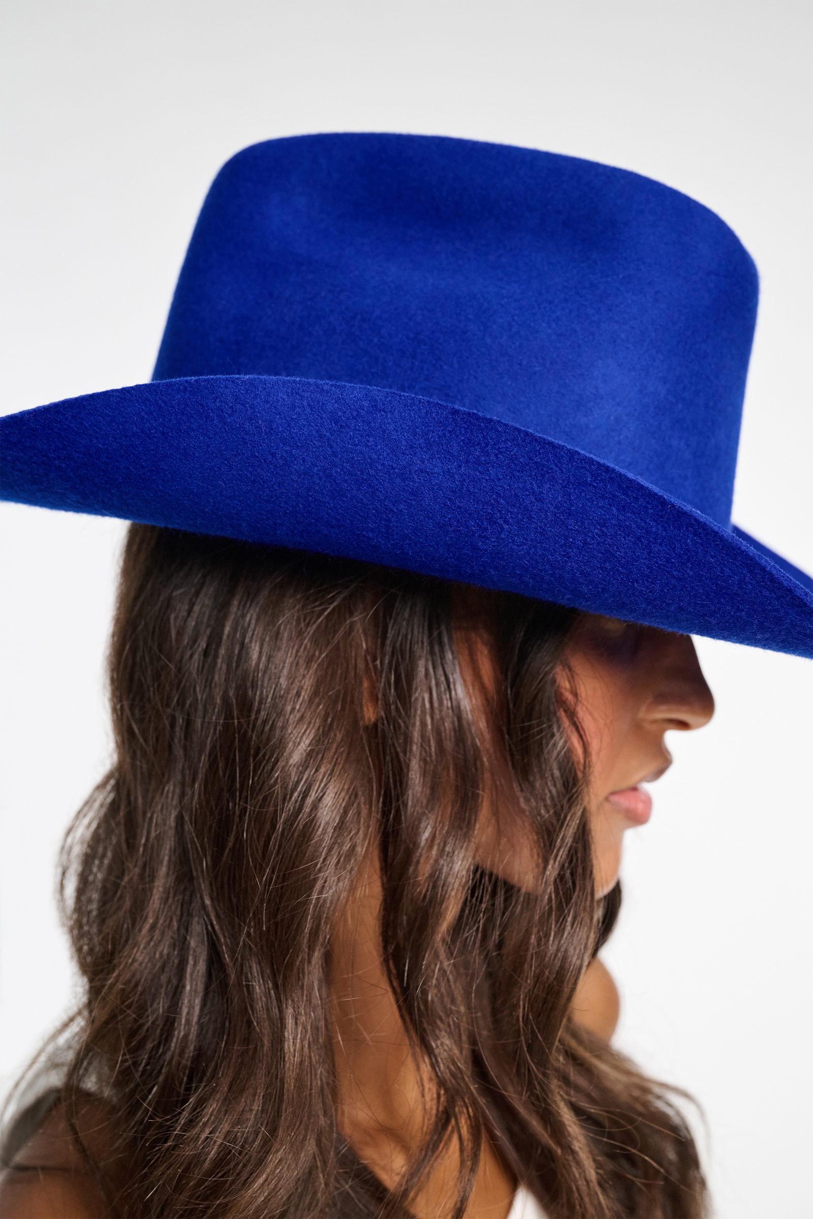 Dorothee Schumacher Felted wool hat shadow blue