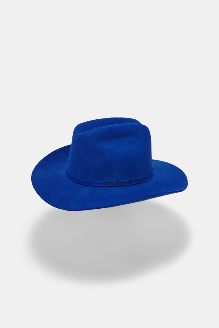 Dorothee Schumacher Felted wool hat shadow blue