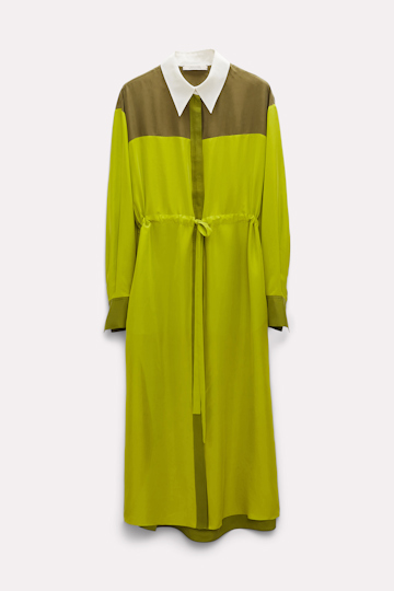 Boohoo UK, Dorothee Schumacher silk-blend maxi shirt dress Nero