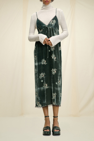 Boohoo UK, Dorothee Schumacher silk-blend maxi shirt dress Nero