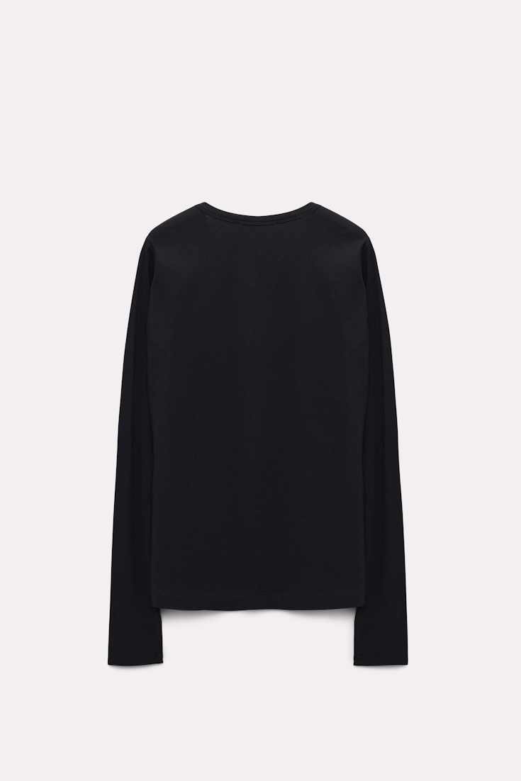 Dorothee Schumacher Longsleeve mit Schnürung pure black