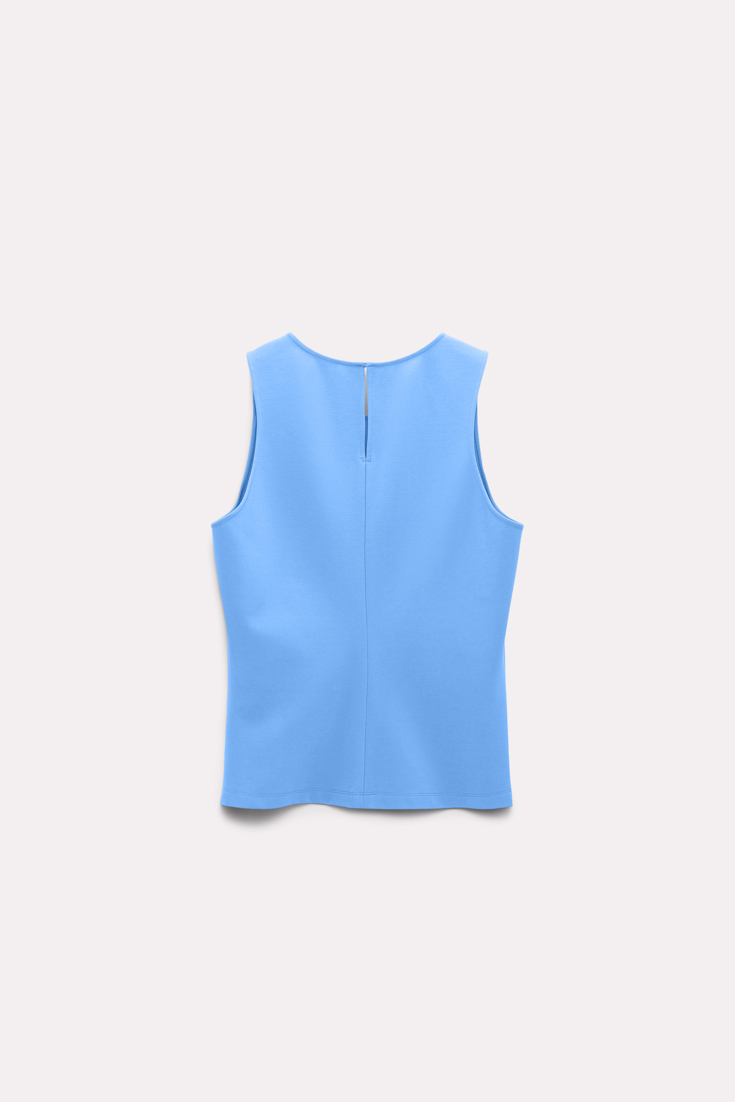 Dorothee Schumacher Racerback Top aus Punto Milano cornflower blue