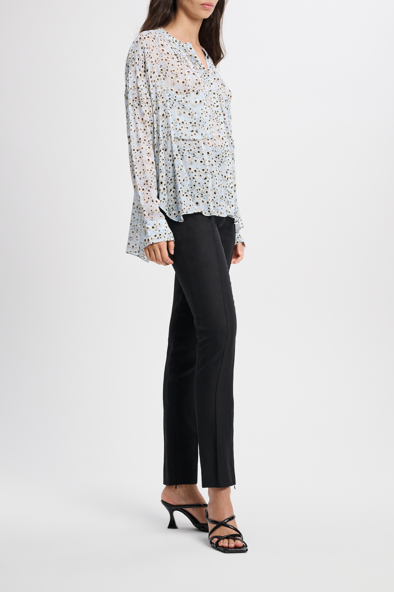 Dorothee Schumacher Bluse mit Daisy-Print white blue flower mix