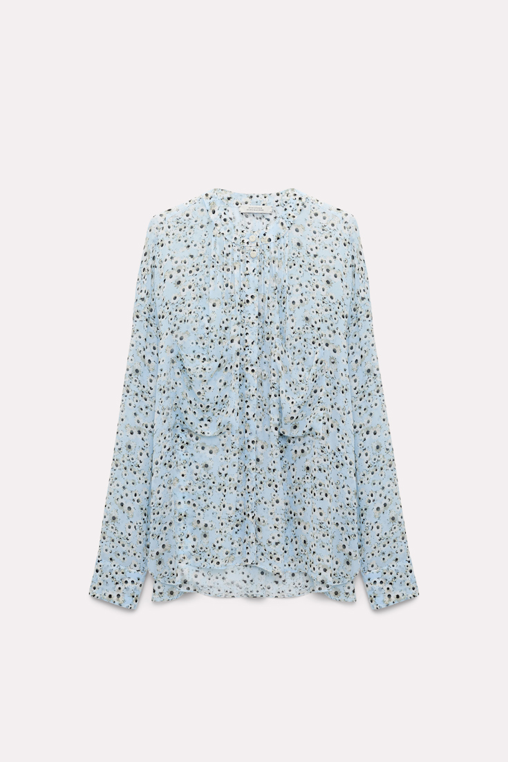 Dorothee Schumacher Bluse mit Daisy-Print white blue flower mix