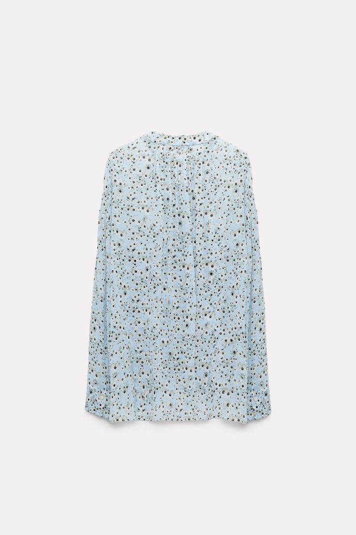 Dorothee Schumacher Bluse mit Daisy-Print white blue flower mix