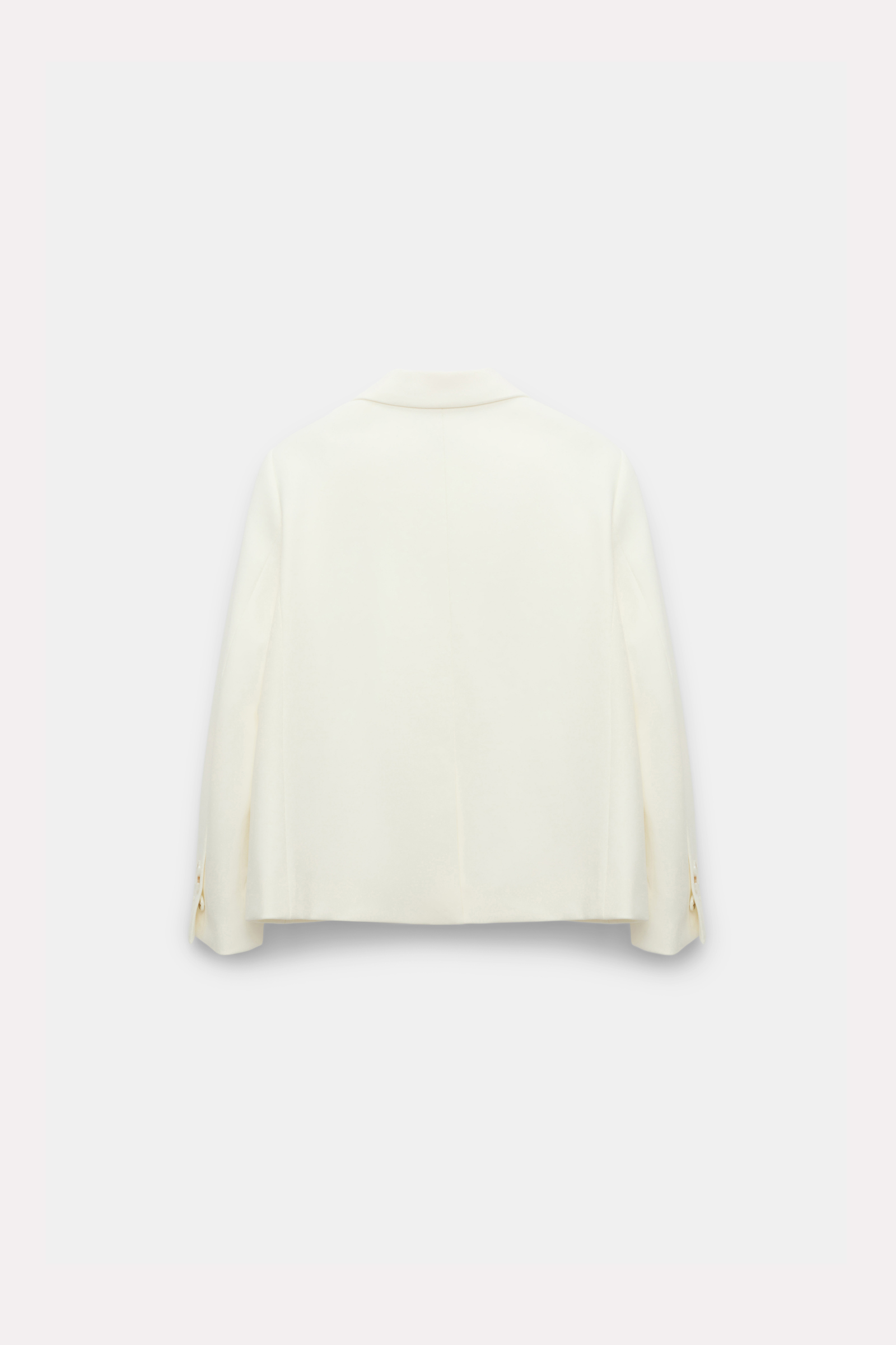 Dorothee Schumacher Cropped blazer in Punto Milano camellia white