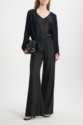 Dorothee Schumacher Silk twill pants pure black