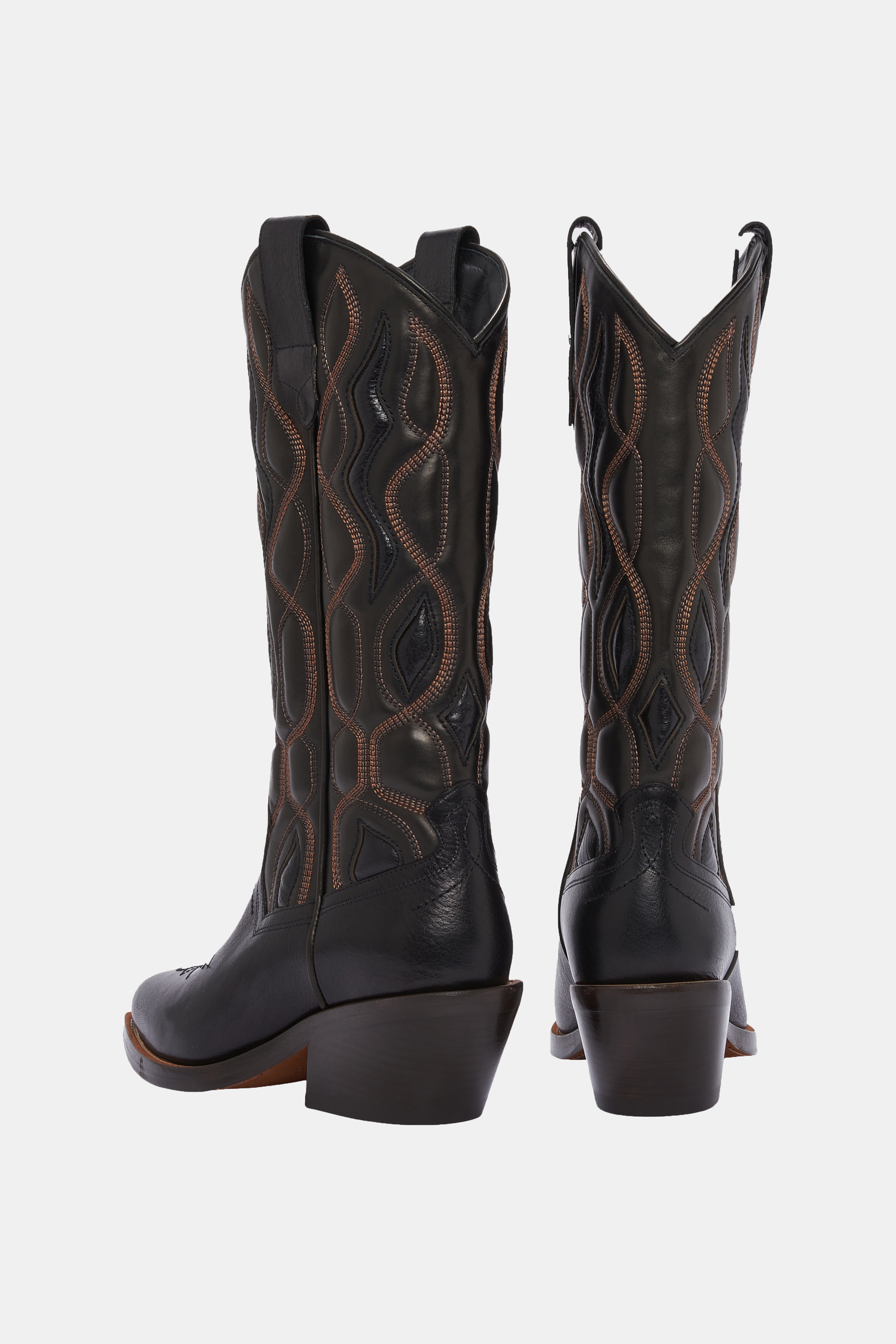 Black western cowboy boots online