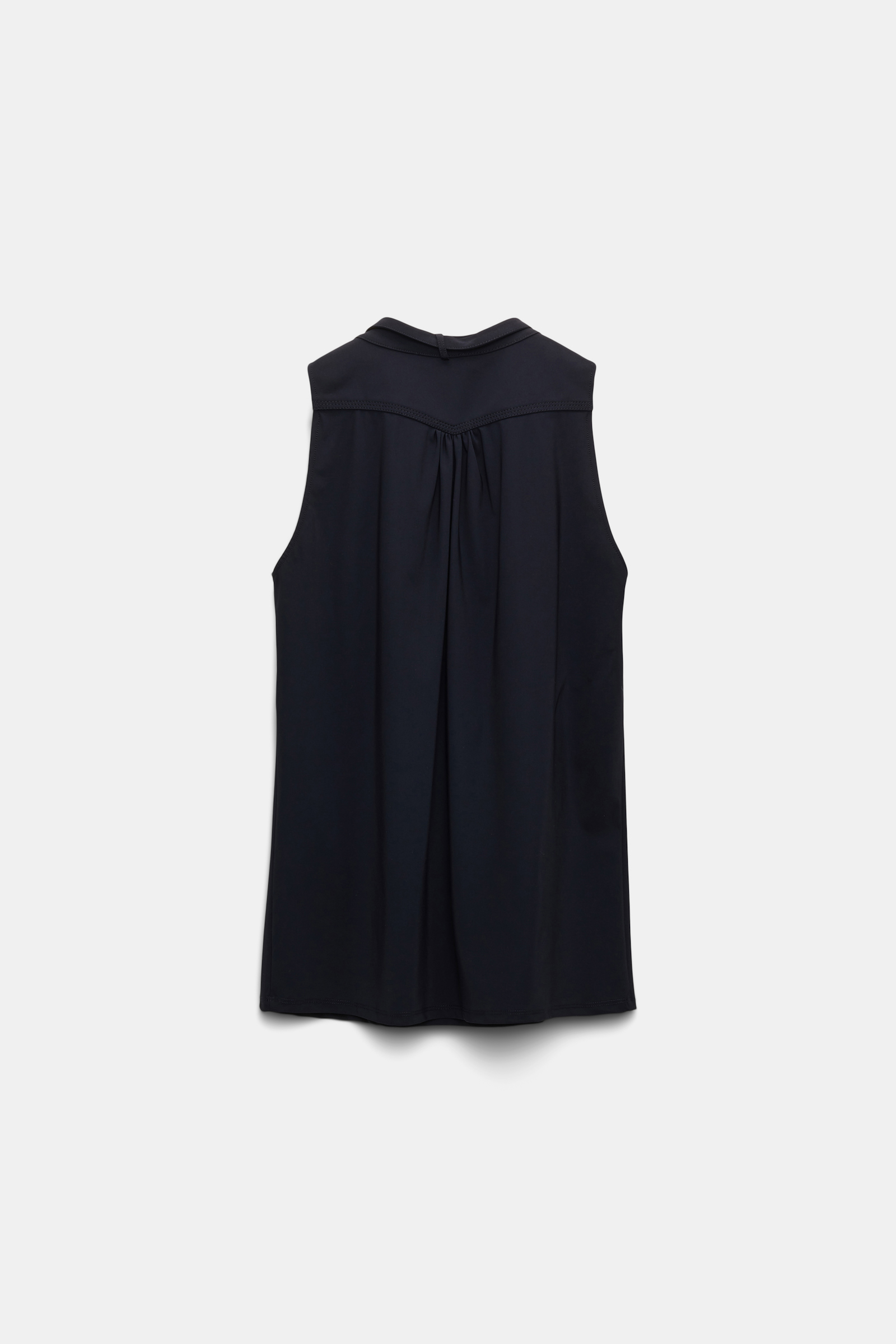 Dorothee Schumacher Top mit Westerndetails und abnehmbarem Federband pure black