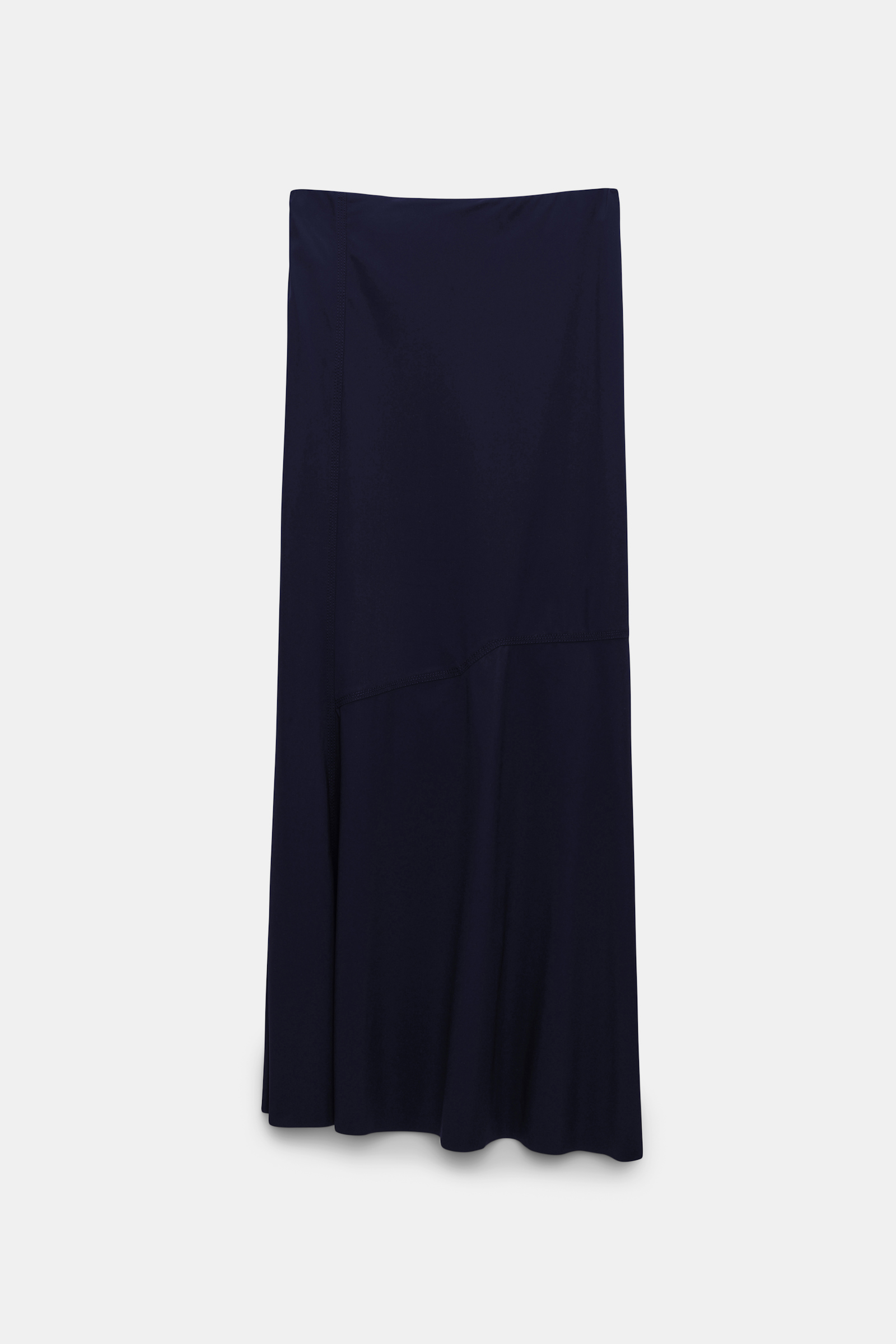 Dorothee Schumacher Midi Rock mit Westerndetails true navy