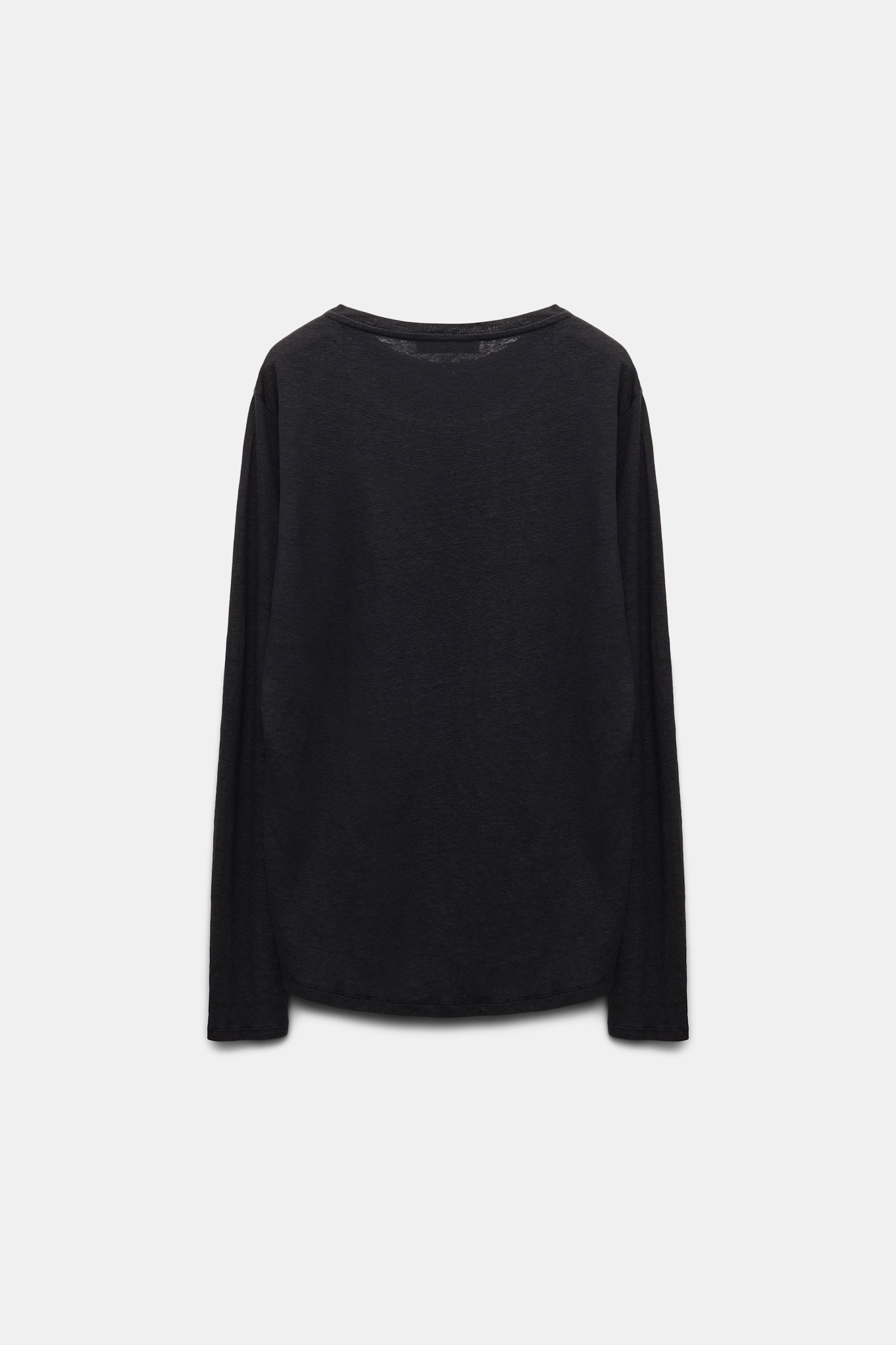 Dorothee Schumacher Long sleeve hemp T-shirt pure black