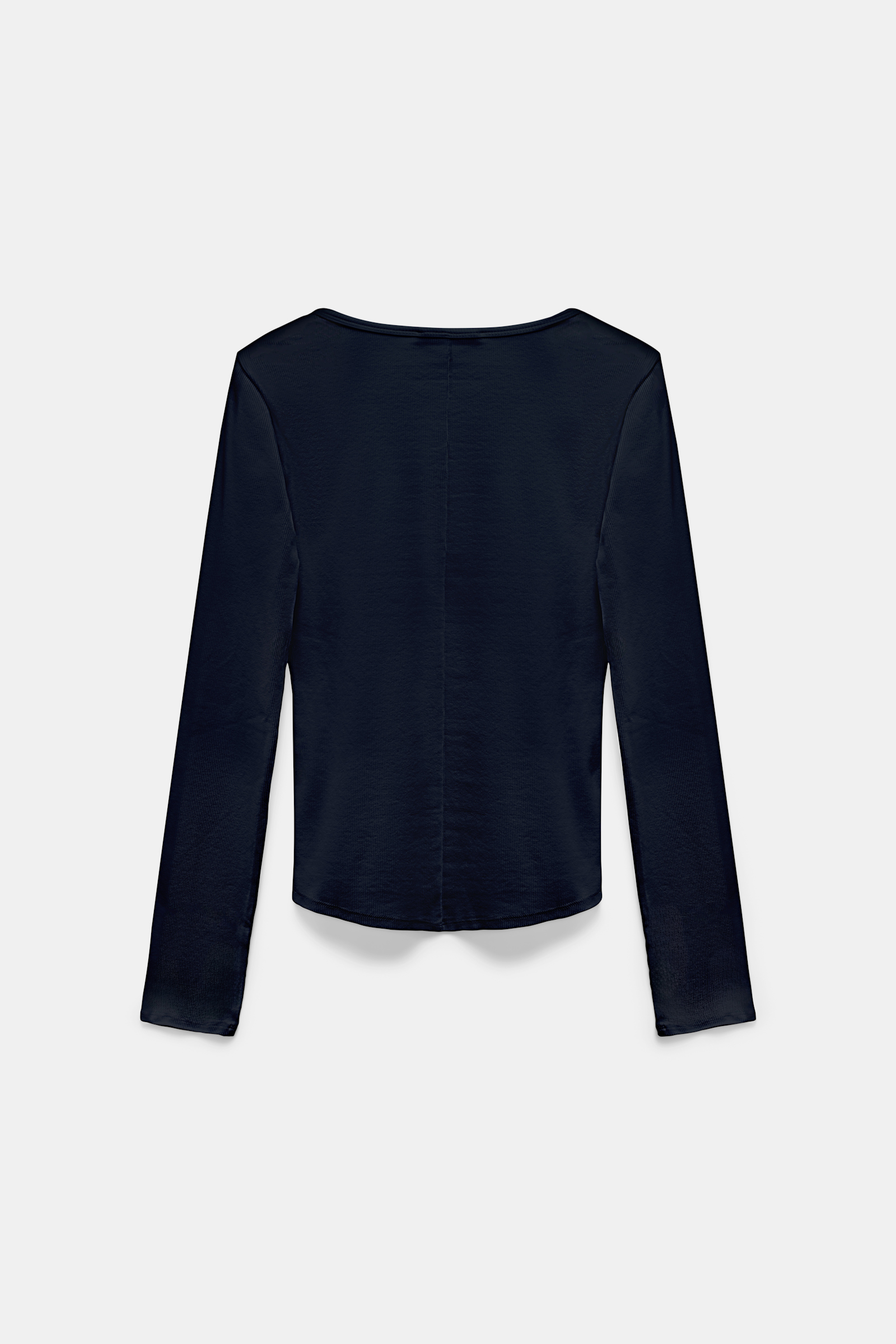 Dorothee Schumacher Geripptes Langarmshirt mit Embellishment midnight