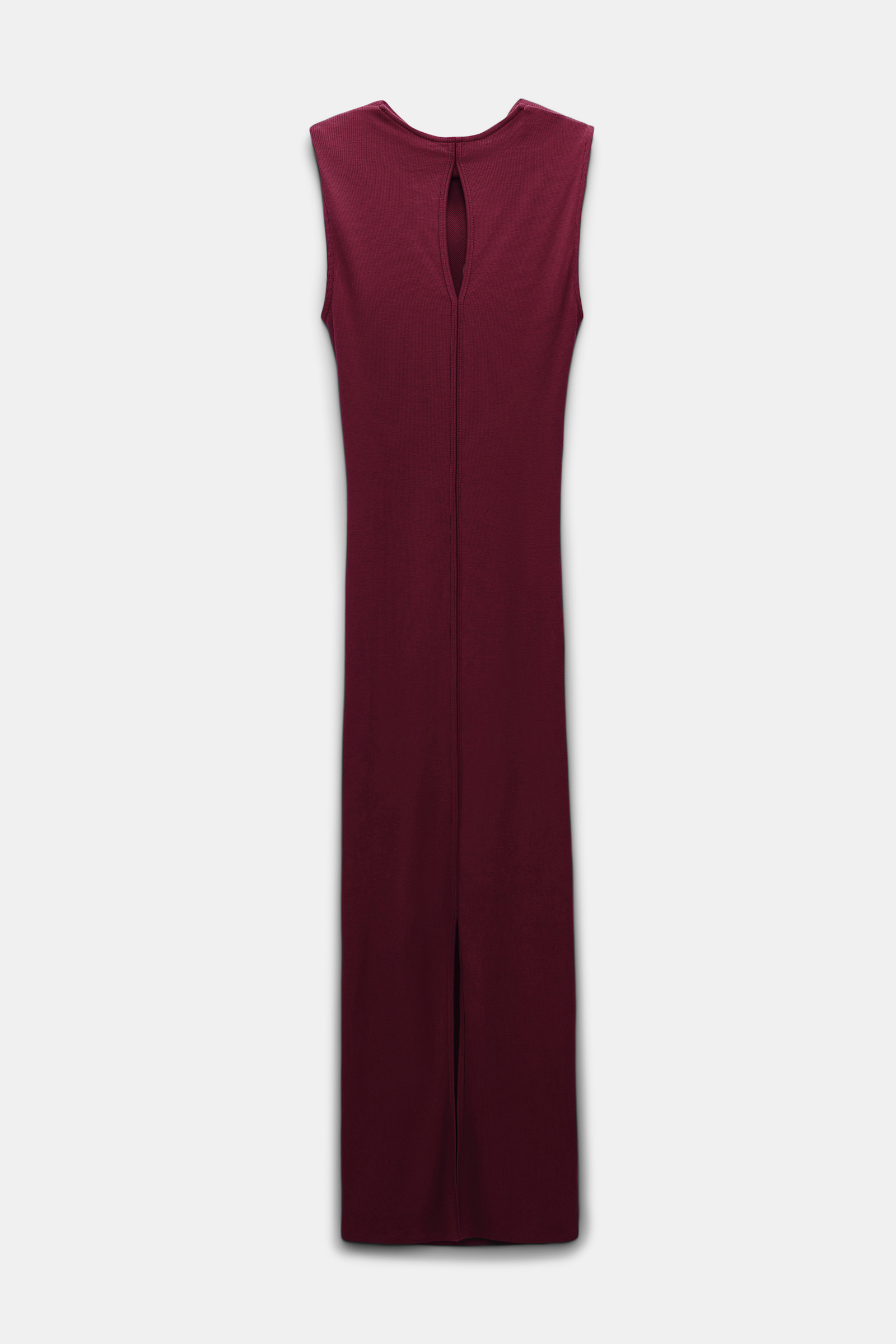 Dorothee Schumacher Geripptes Kleid burgundy