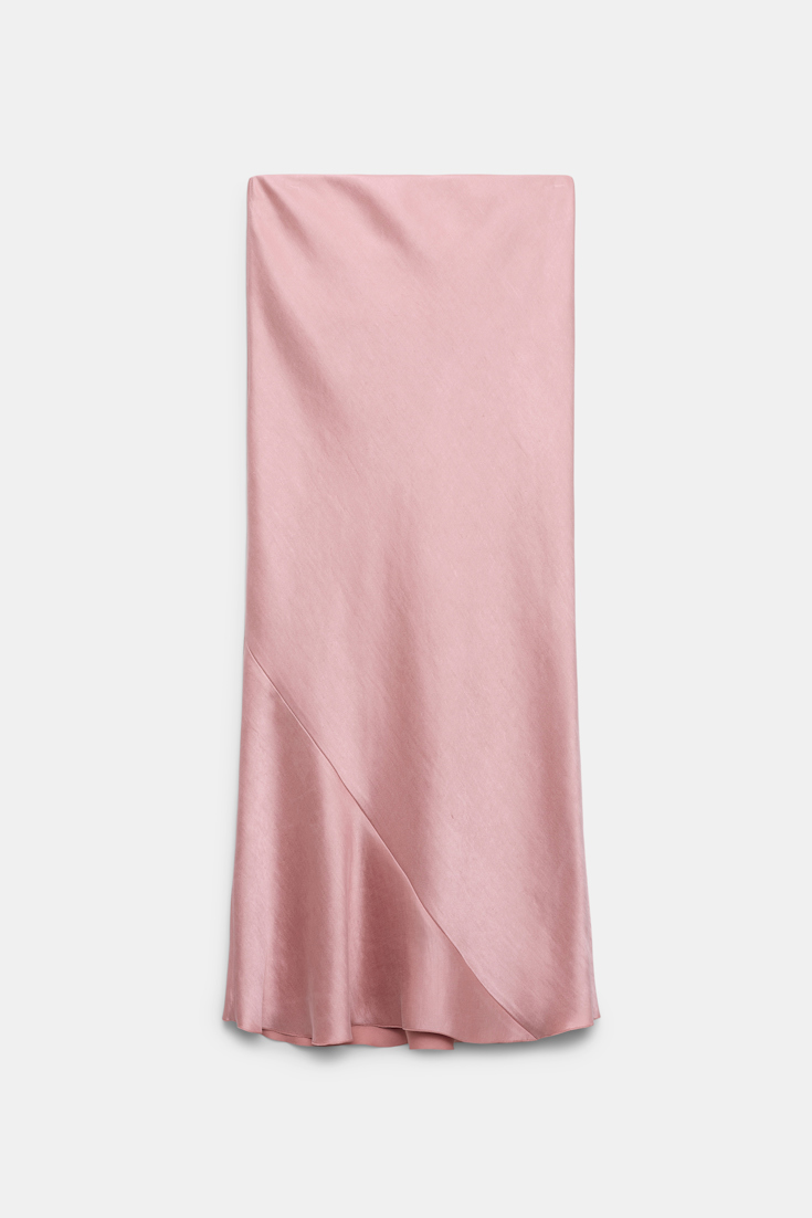 Dorothee Schumacher Slouchy Rock mit Bias-Cut soft pink