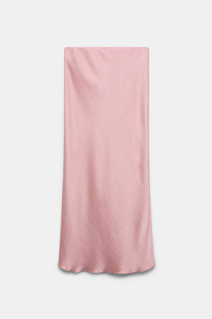 Dorothee Schumacher Slouchy Rock mit Bias-Cut soft pink