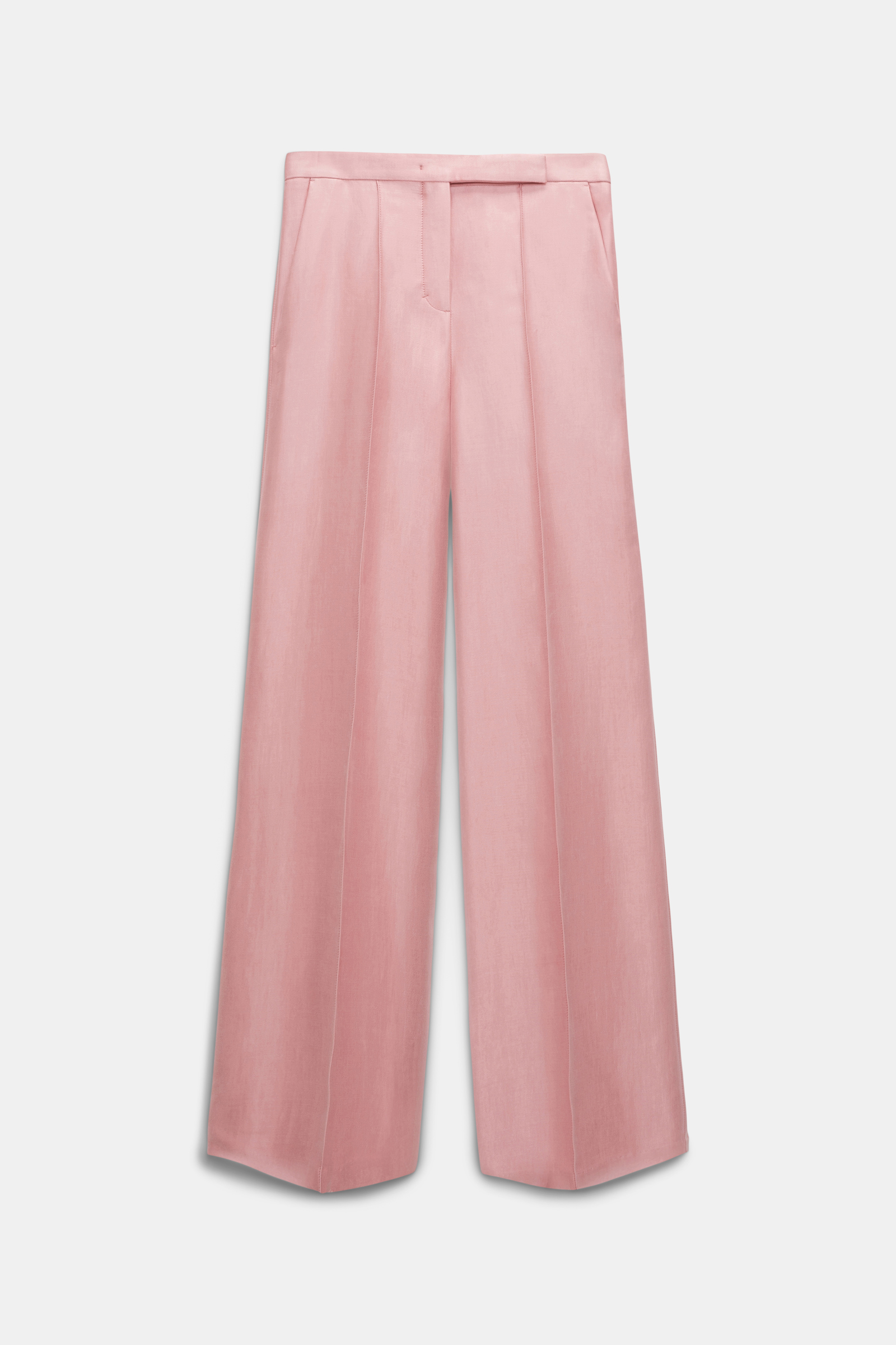 Dorothee Schumacher Slouchy Hose mit weitem Bein und Biese soft pink