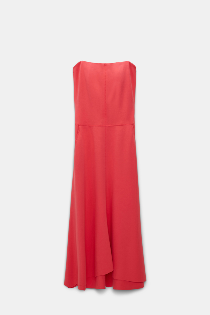 Dorothee Schumacher Corsagen-Kleid aus Punto Milano medium coral