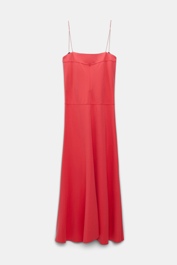 Dorothee Schumacher Corsagen-Kleid aus Punto Milano medium coral