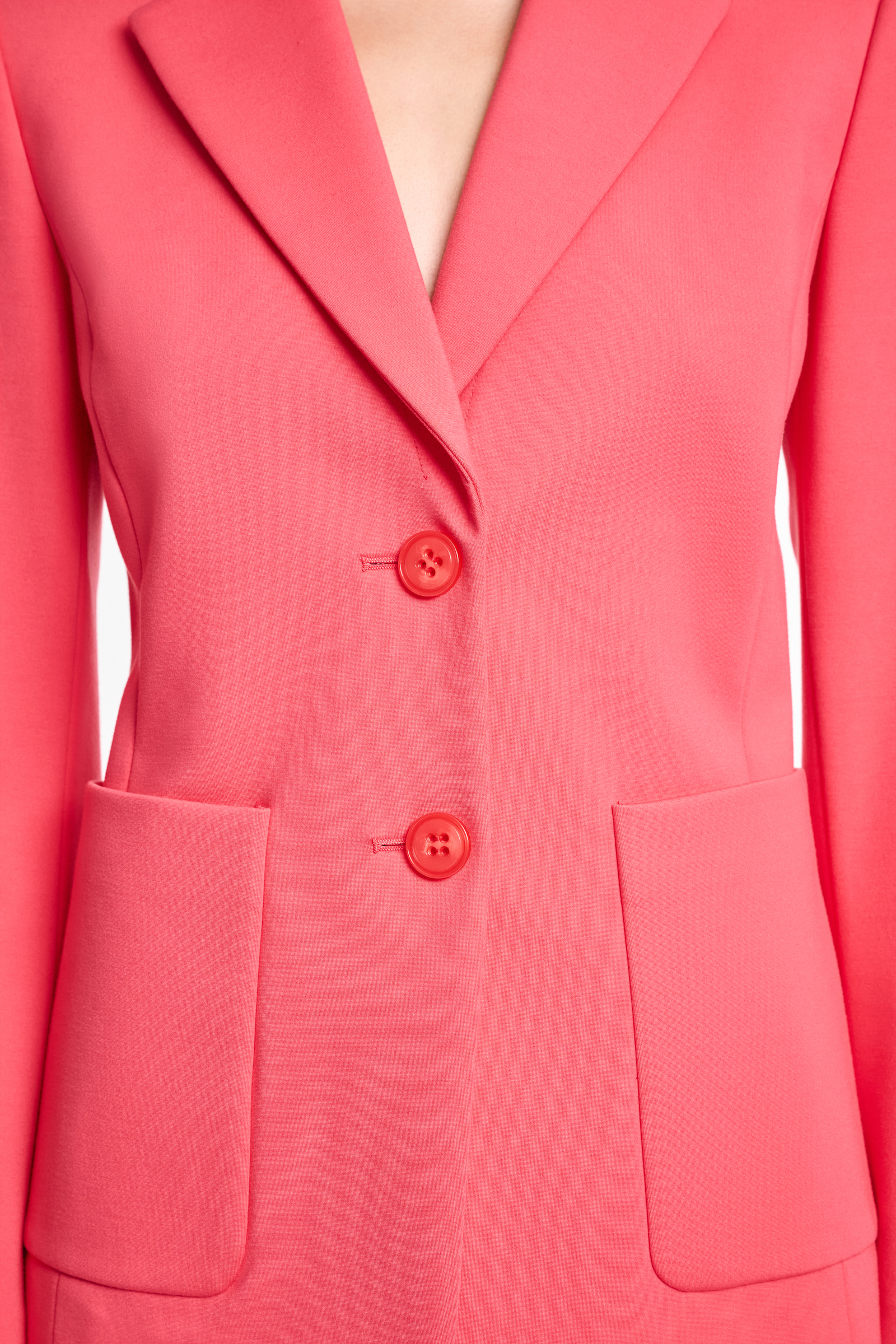 Dorothee Schumacher Classic blazer in Punto Milano medium coral