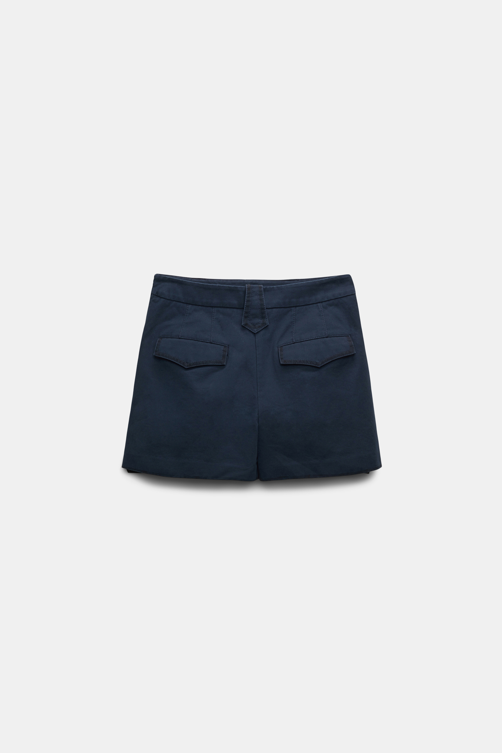 Dorothee Schumacher Cotton skort with painted edges midnight