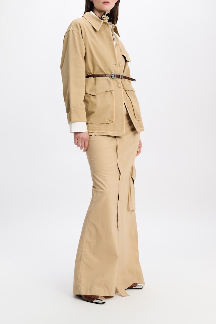 Dorothee Schumacher Skirt with cargo pockets medium beige