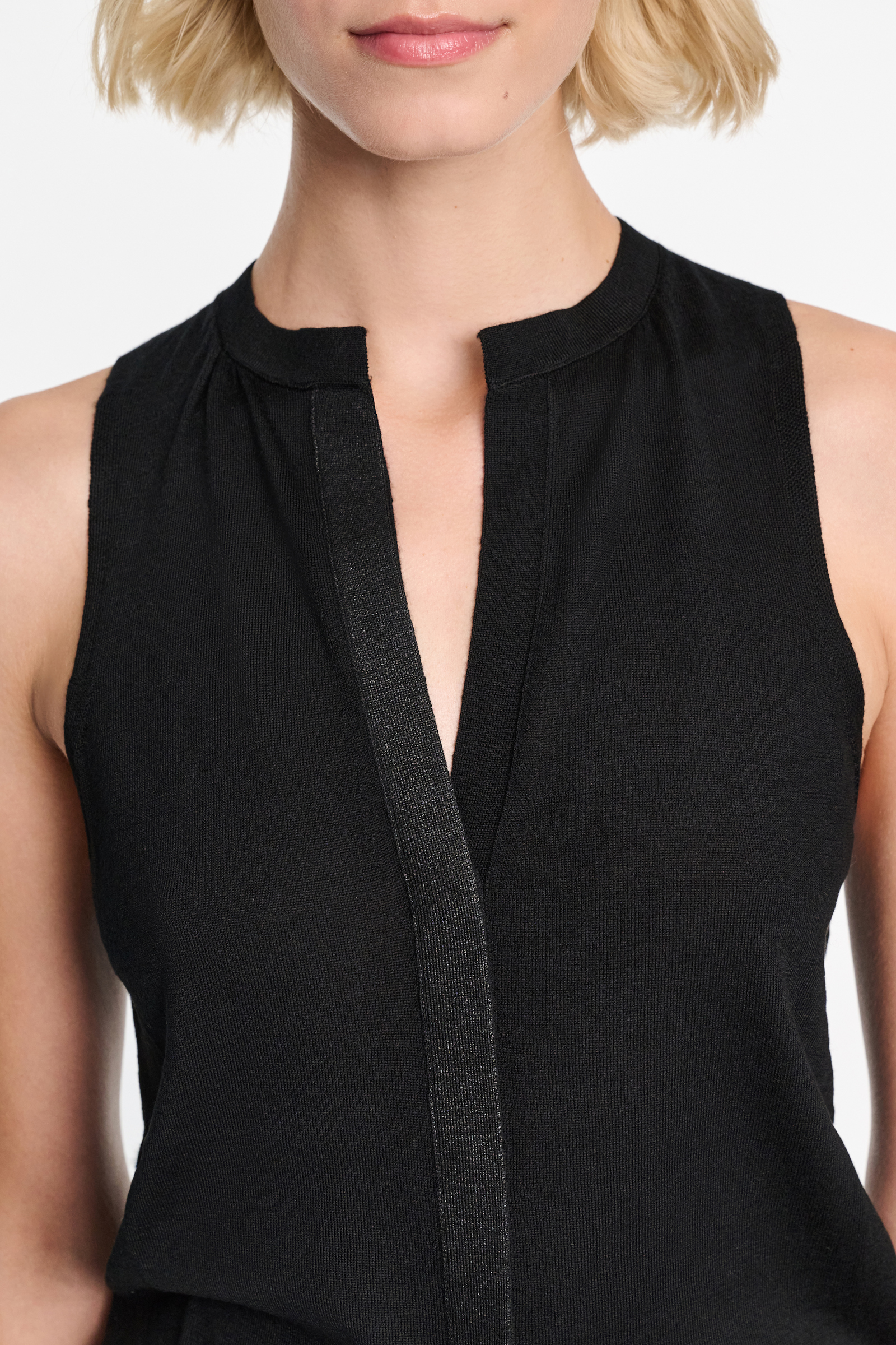 Dorothee Schumacher Gilet-Top mit Folienprint deep black