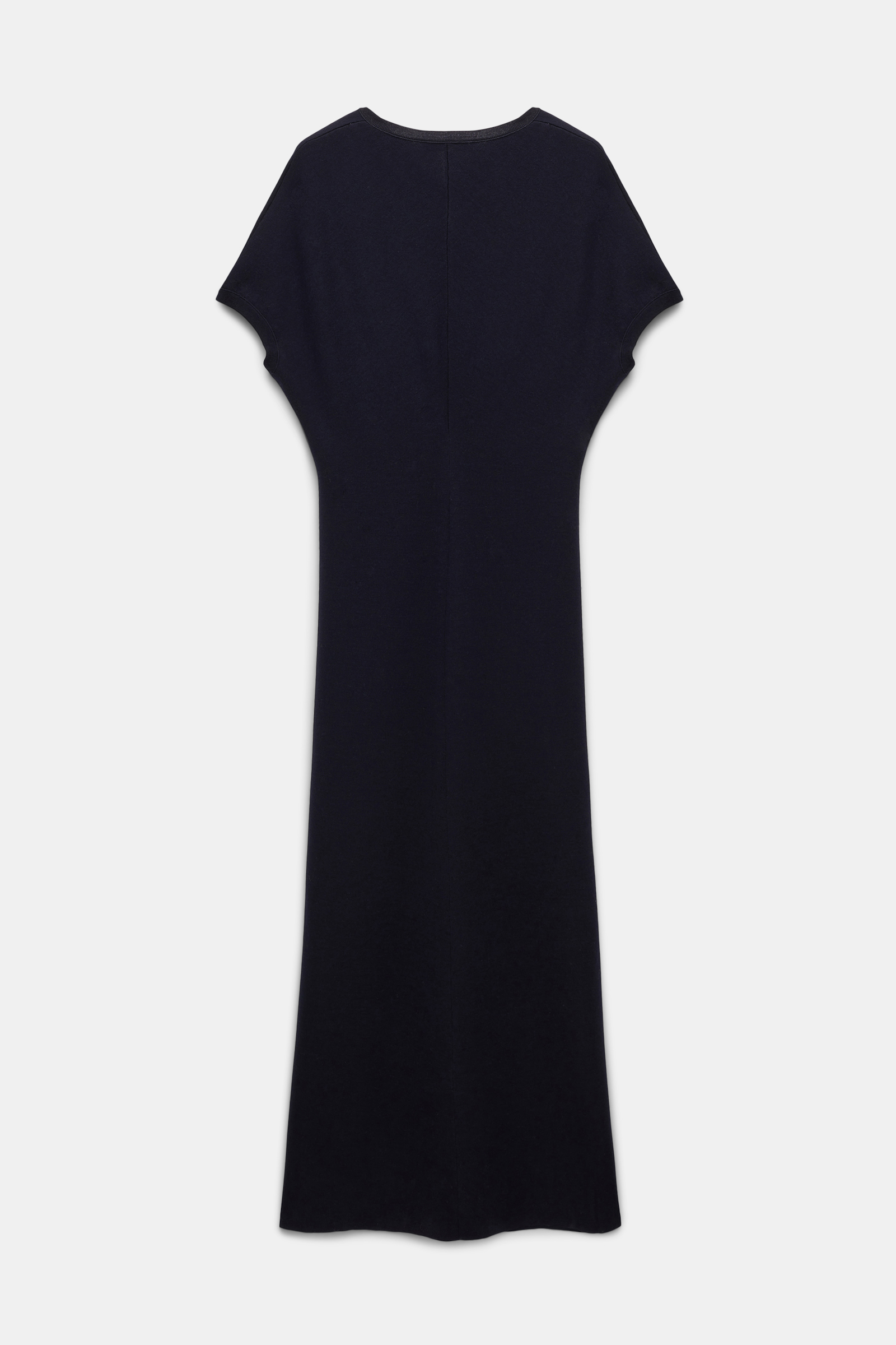 Dorothee Schumacher Kleid aus Merino-Stretch mit schimmerndem Folienprint dark navy