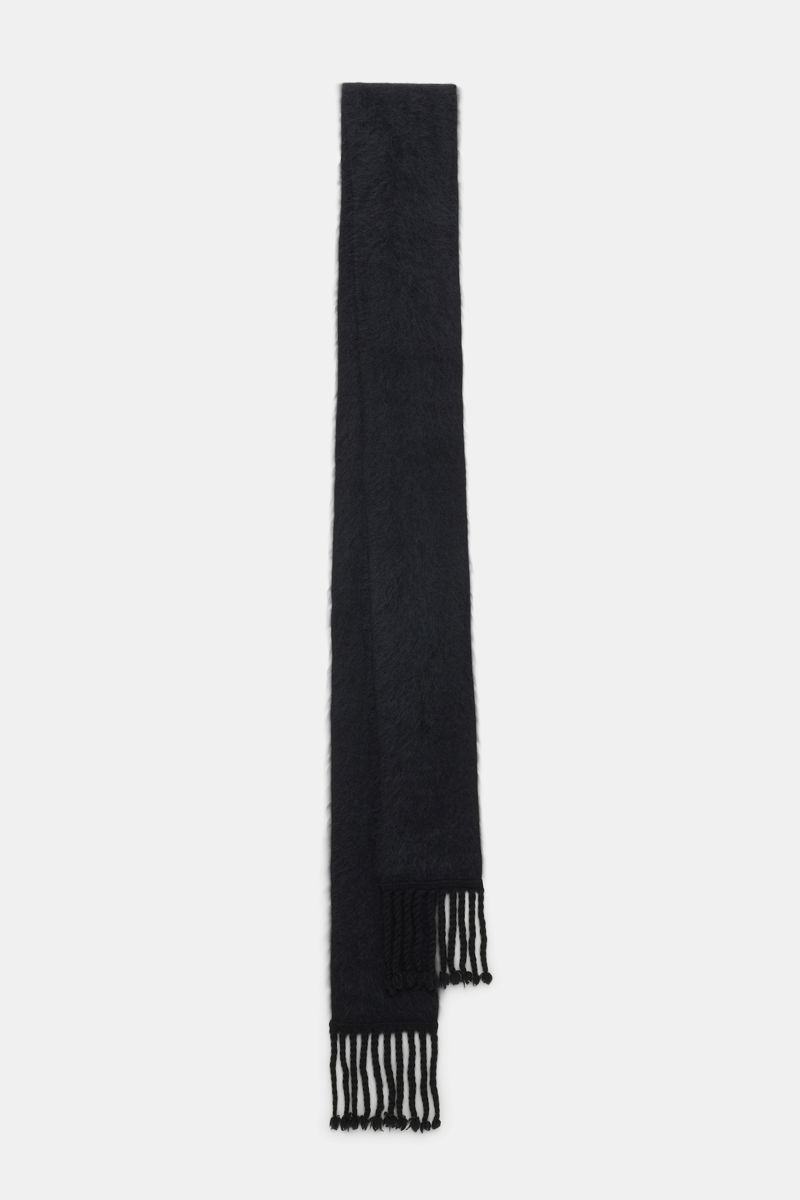 Dorothee Schumacher Besonders softer, fluffy Schal aus Kaschmir deep black