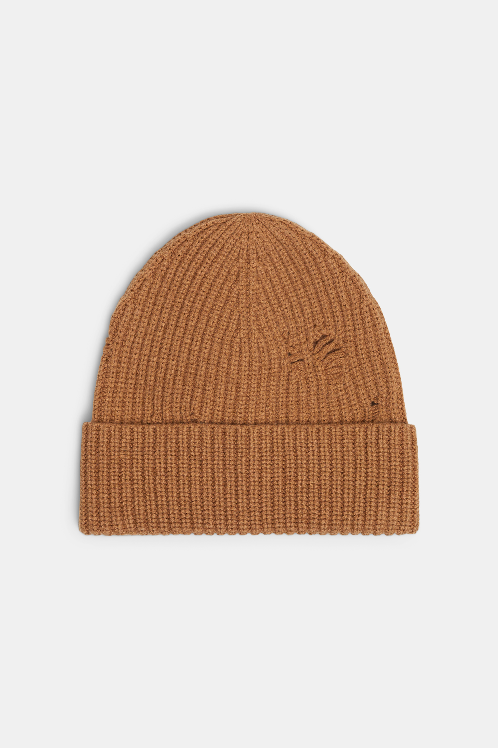 Dorothee Schumacher Merino-cashmere ribbed knit hat cashew