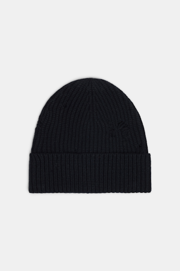 Dorothee Schumacher Merino-cashmere ribbed knit hat black