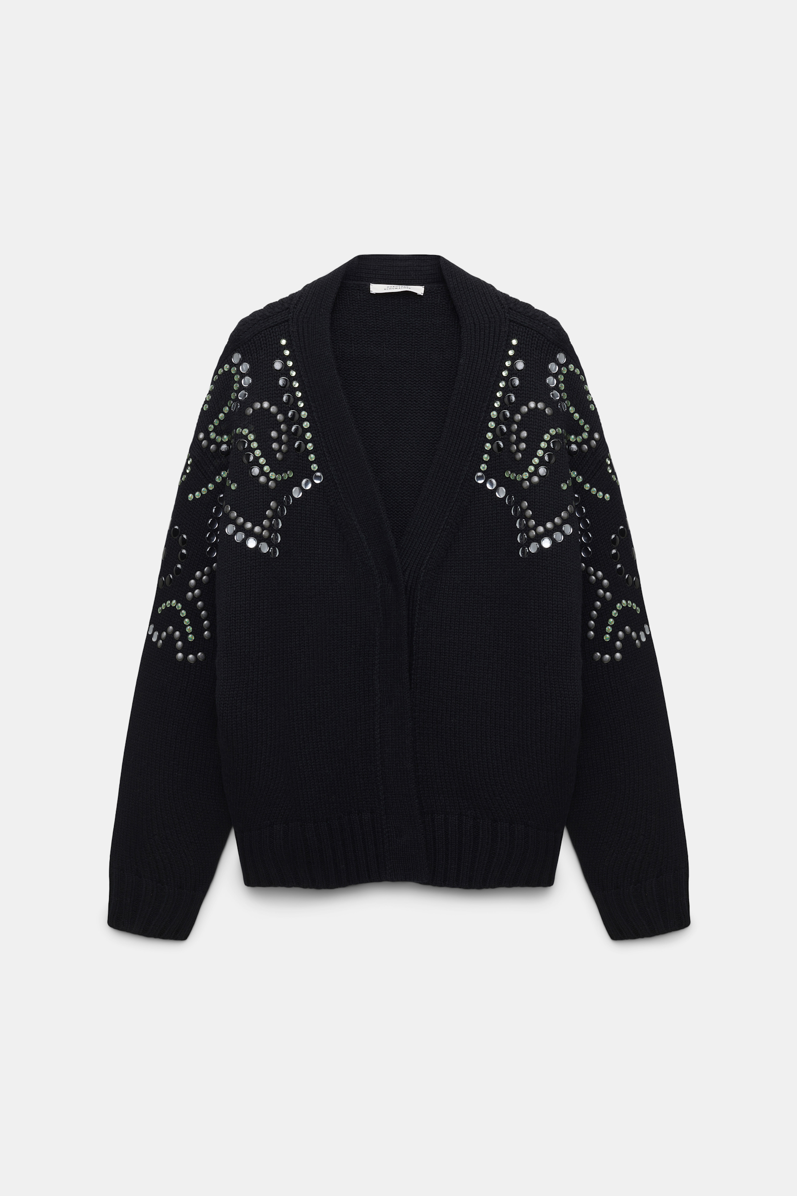 Dorothee Schumacher Merino-Kaschmir Cardigan mit Embellishment deep black