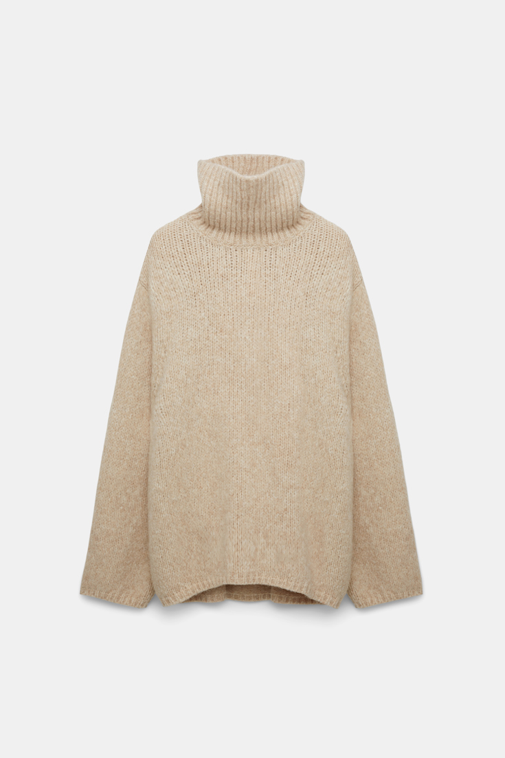 Dorothee Schumacher Alpaca-blend turtleneck pullover poder white