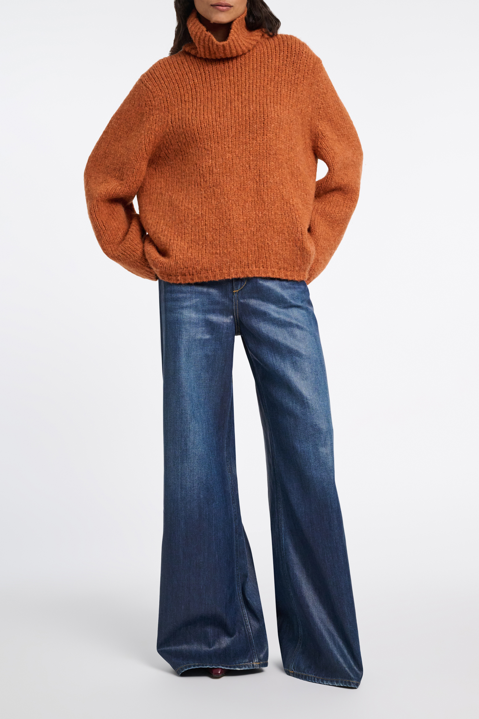 Dorothee Schumacher Besonders weicher Rollkragenpullover pumpkin