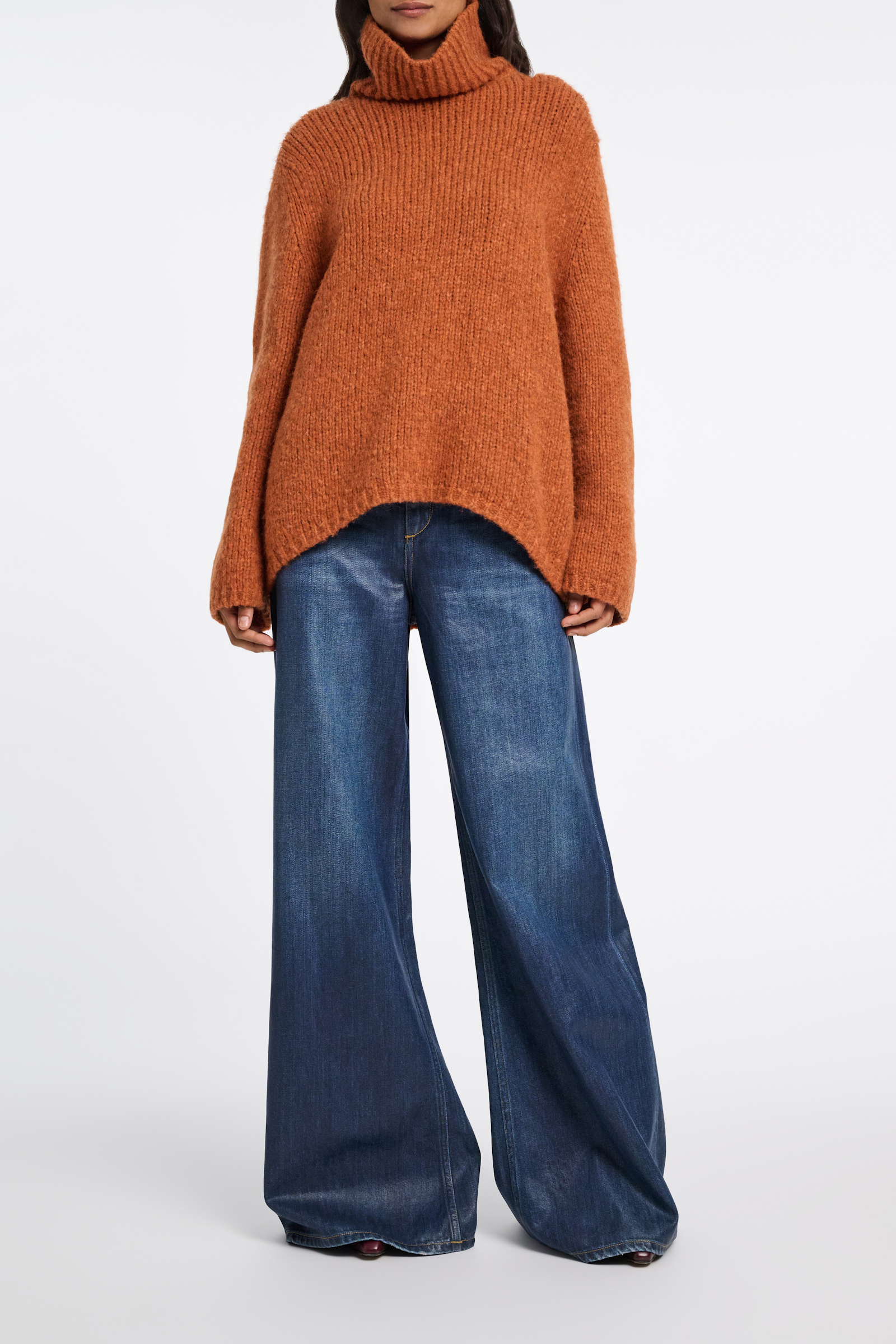 Dorothee Schumacher Besonders weicher Rollkragenpullover pumpkin