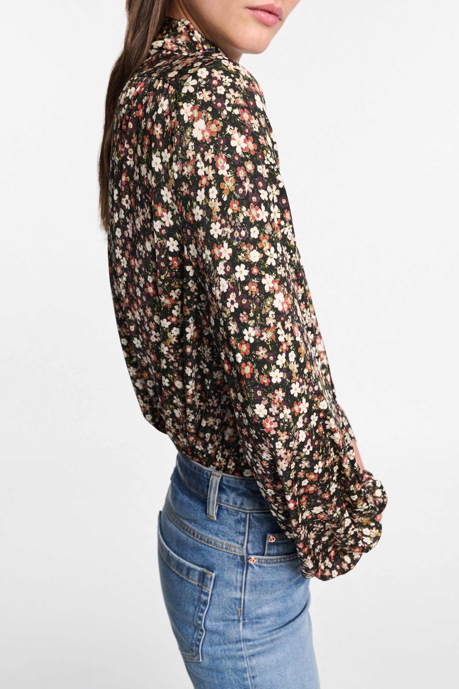 Dorothee Schumacher Bluse mit Millefleur-Print black flower