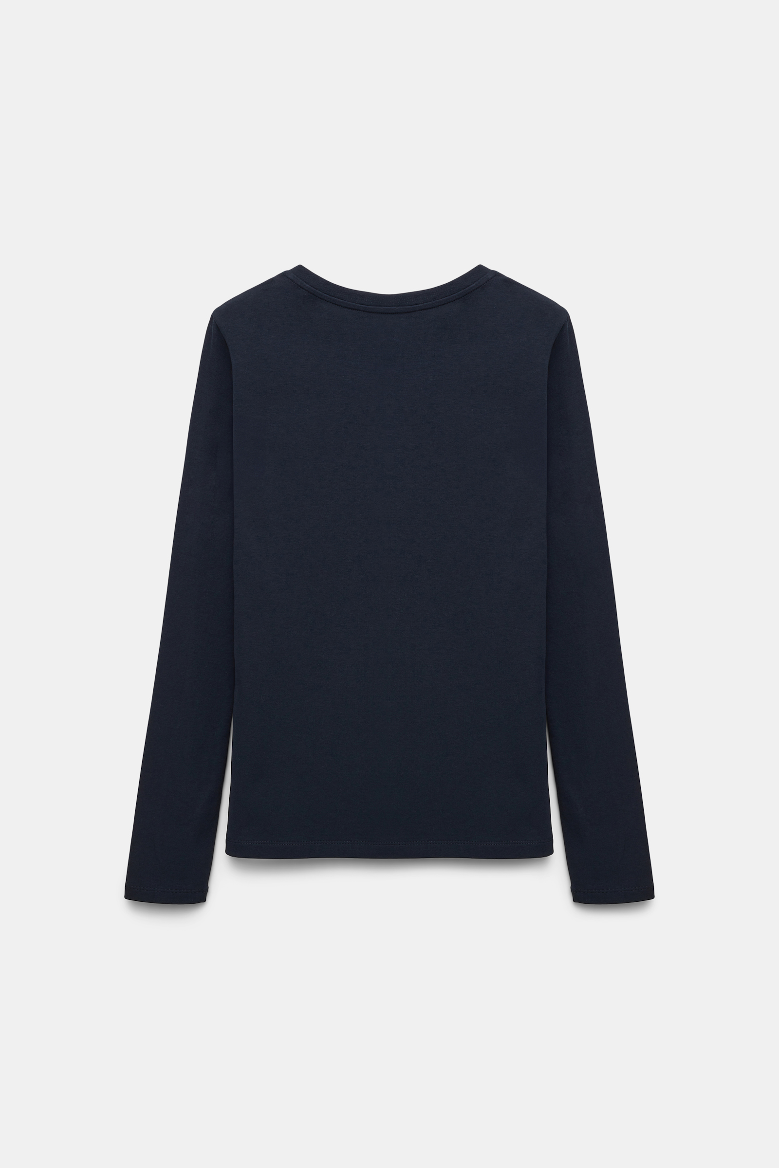 Dorothee Schumacher Round neck long sleeve top dark navy