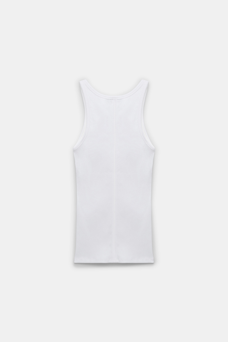 Dorothee Schumacher Geripptes Tanktop pure white