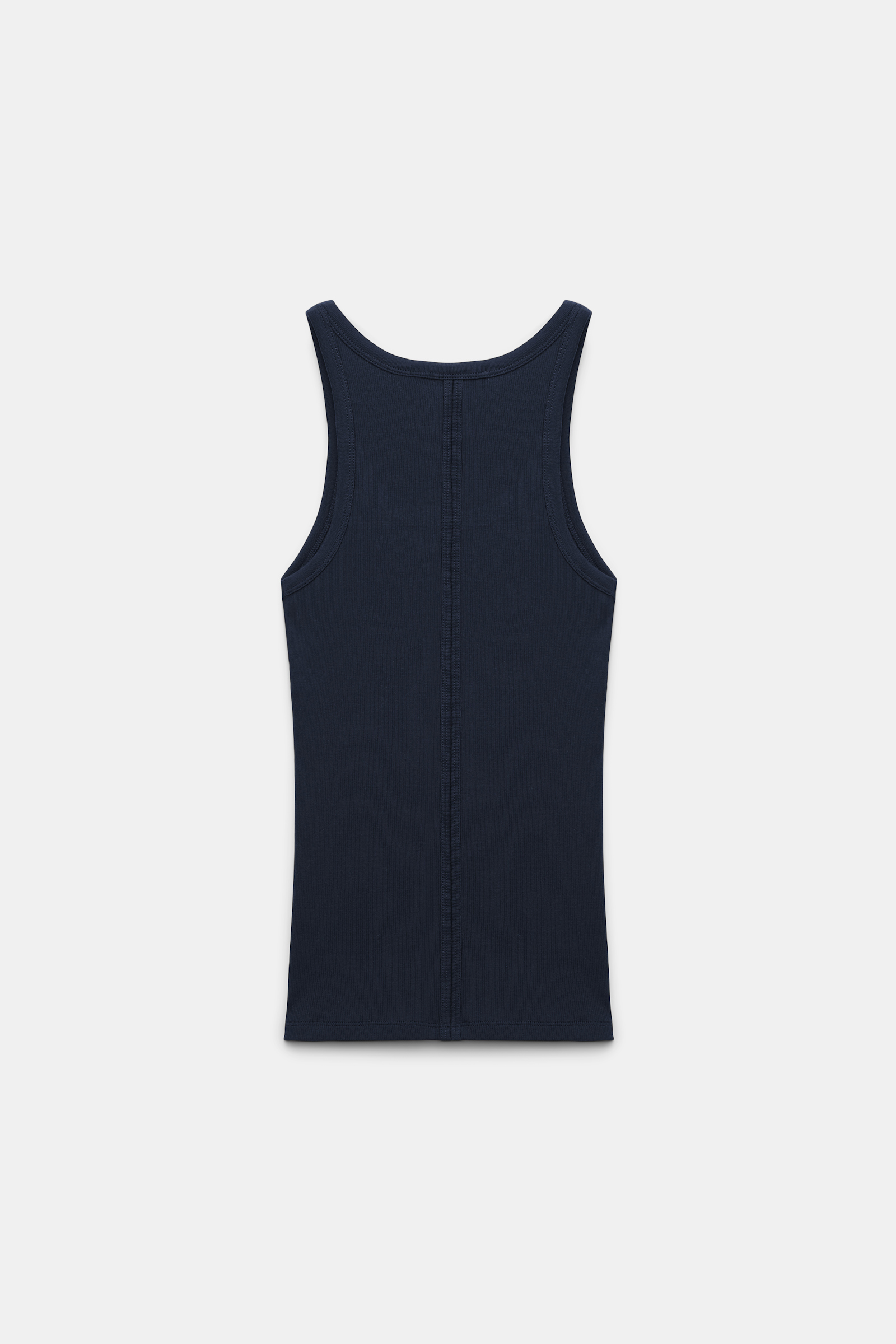 Dorothee Schumacher Geripptes Tanktop dark navy