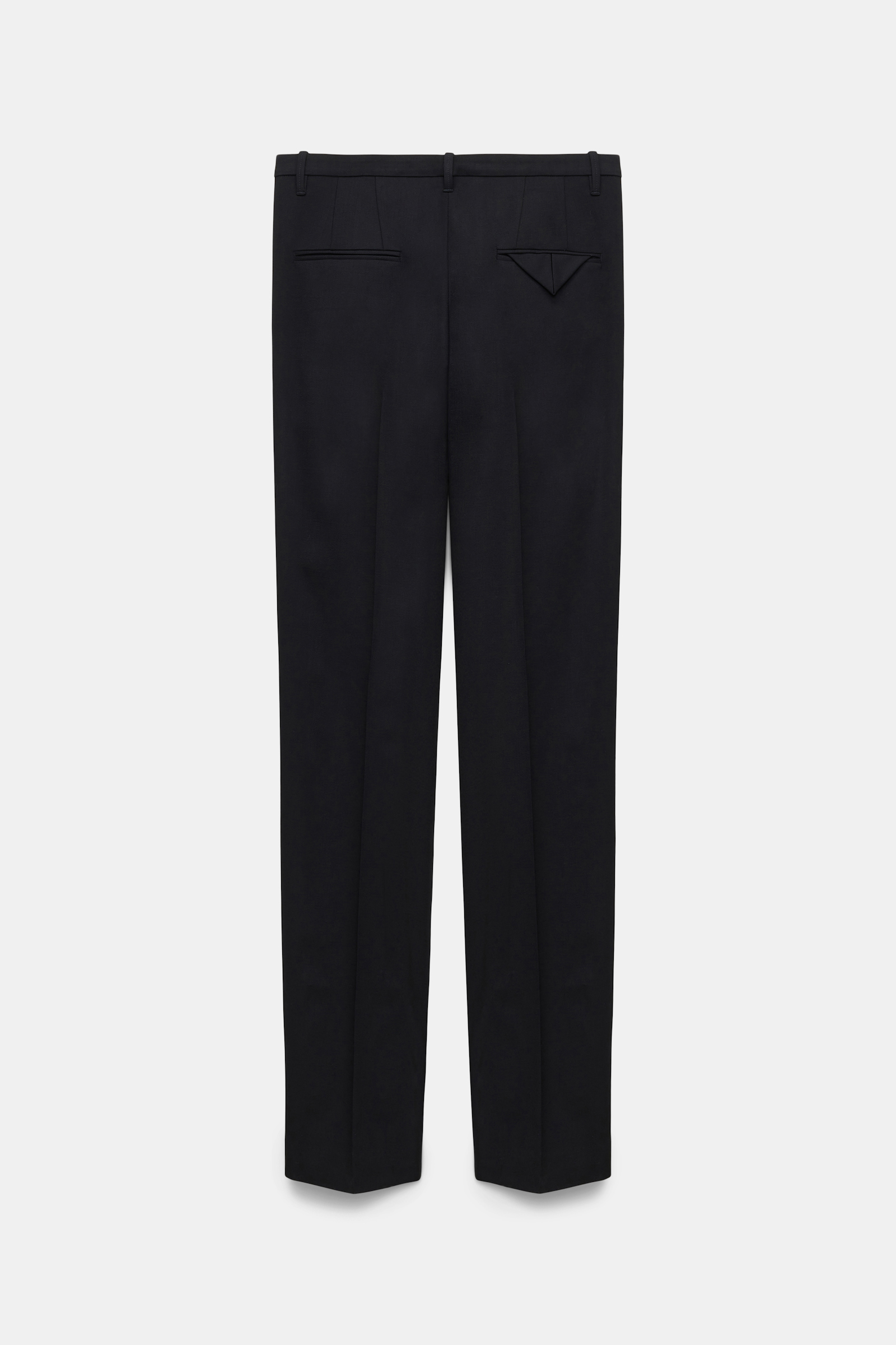 Dorothee Schumacher Stretch wool pants with piping black