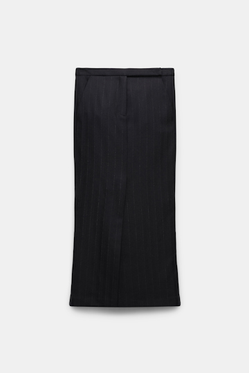 Dorothee Schumacher Pinstriped skirt black