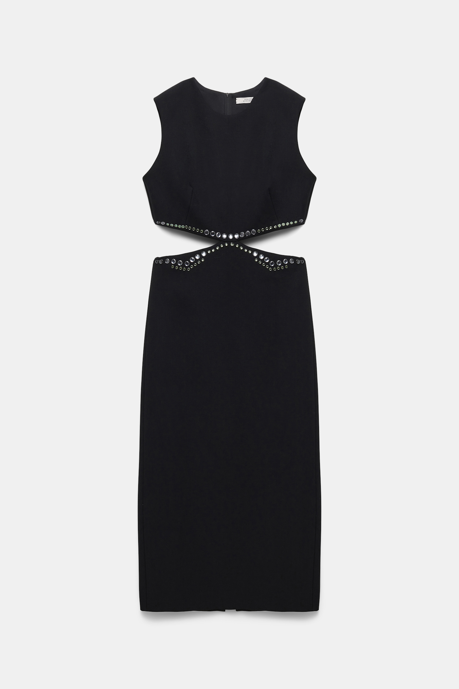 Dorothee Schumacher Embellished dress with cutout waist black