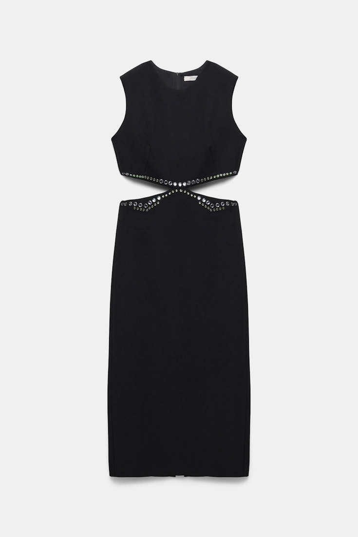 Dorothee Schumacher Kleid mit Cut-Outs und Embellishment deep black