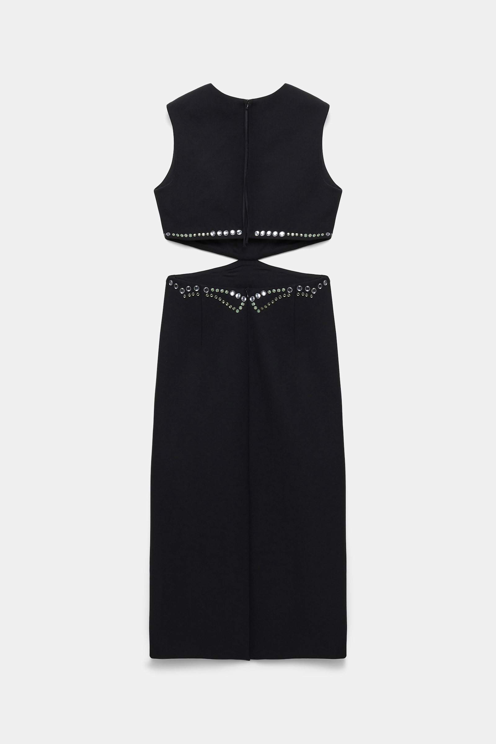 Dorothee Schumacher Embellished dress with cutout waist black