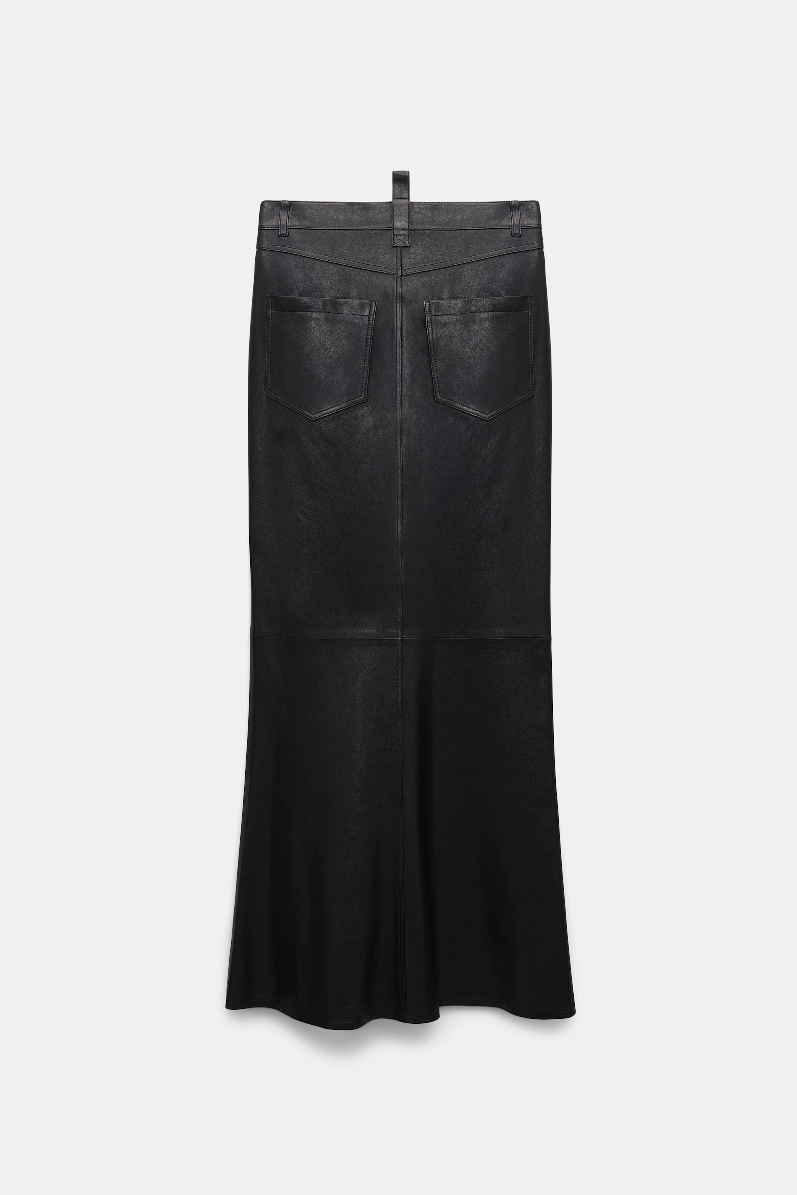 Dorothee Schumacher Mid-length leather skirt black