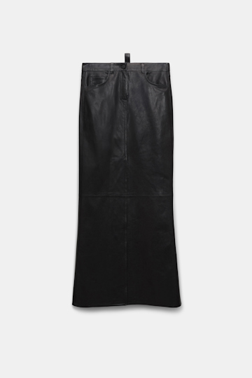 Dorothee Schumacher Leather skirt black