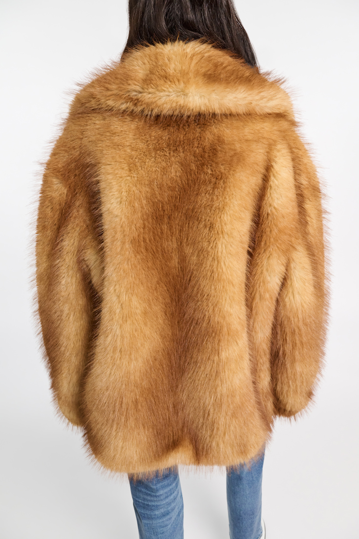 Dorothee Schumacher Oversized faux fur jacket fox