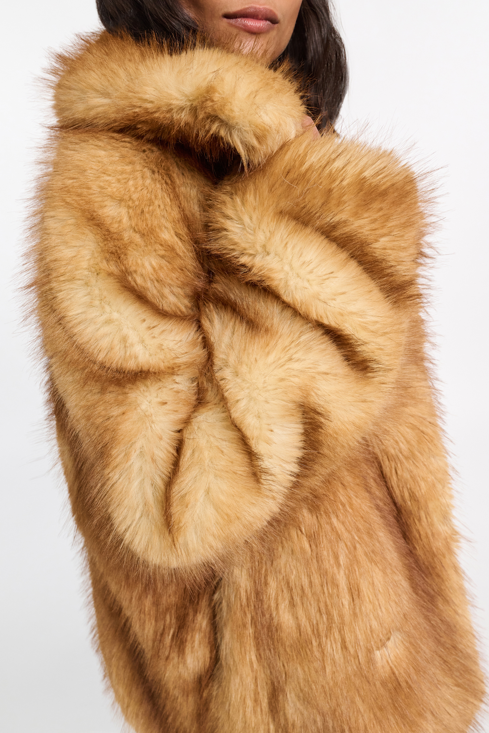 Dorothee Schumacher Oversized faux fur jacket fox