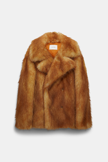 Dorothee Schumacher Oversized Faux Fur Jacket fox