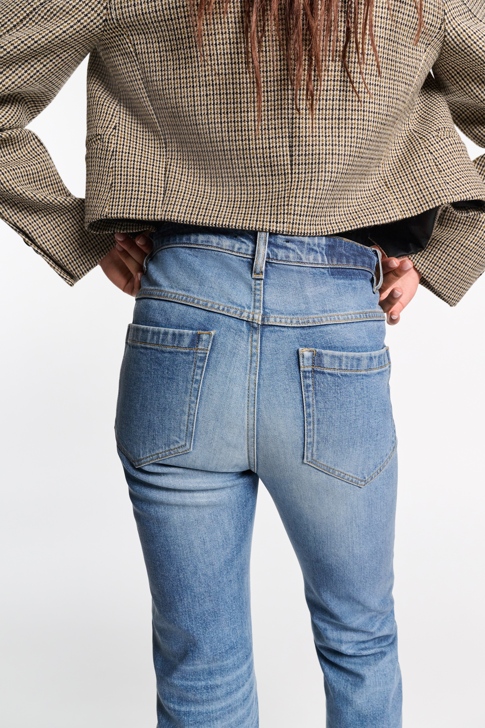 Dorothee Schumacher Jeans mit geradem Bein und under-glass Effekt cozy blue